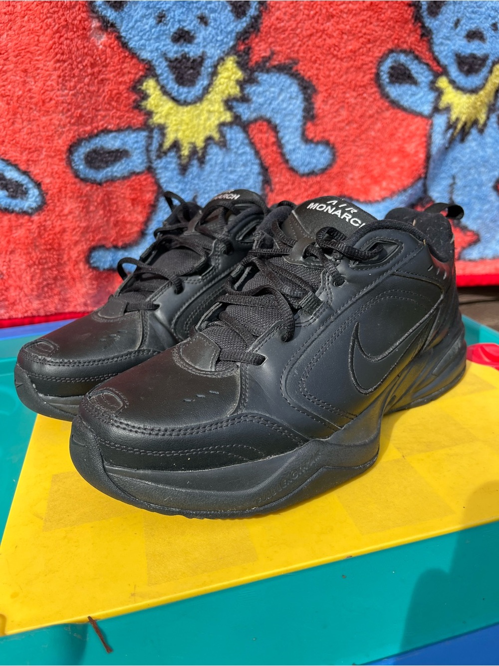 Nike Air Monarch IV Black on Black Men's Size 10 Classic Sneaker